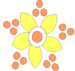 Orange blossoms applique quilt templates