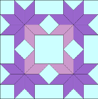 Jackson star quilt templates