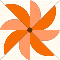 Black-eyed Susan acrylic quilt templates