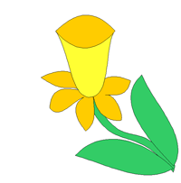 daffodil quilt templates