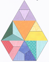 equilateral triangle quilt templates