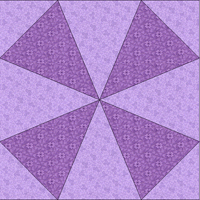 Kaleidoscope quilt templates