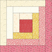 log cabin quilt templates