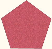 pentagon quilt templates