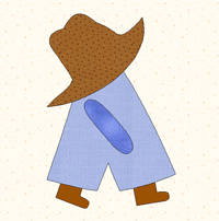 sunbonnet Sam quilt templates