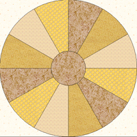 Wagon Wheel acrylic quilt templates
