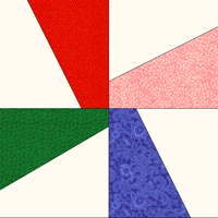 Windmill quilt template