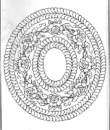 Wholecloth designs quilting stencil