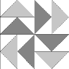 Dutchman's Puzzle Quilt Templates
