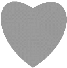 Heart quilting templates