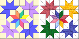 All hands around quilt templates