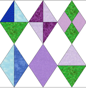 diamond kit quilt templates