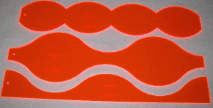 Acrylic design templates