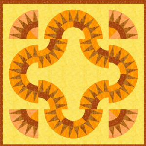 New York Beauty acrylic quilt templates