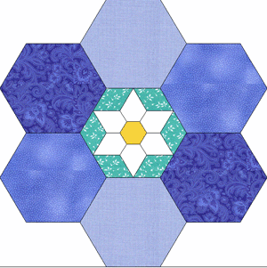 hexagon kit quilt templates