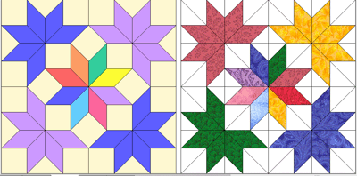 All Hands Around acrylic quilt templates