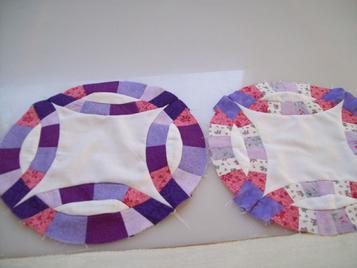 double wedding ring quilt templates