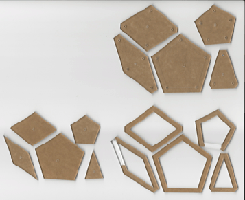 Passacaglia acrylic templates